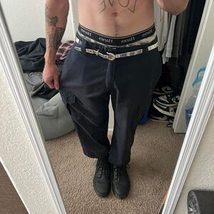 Dickies Men's Black and Navy Trousers